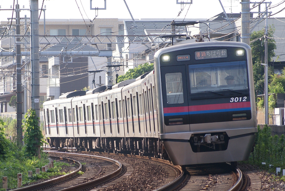 京成千葉線撮影記【in夏】。3000形、3500形、元新京成（現松戸線）8800