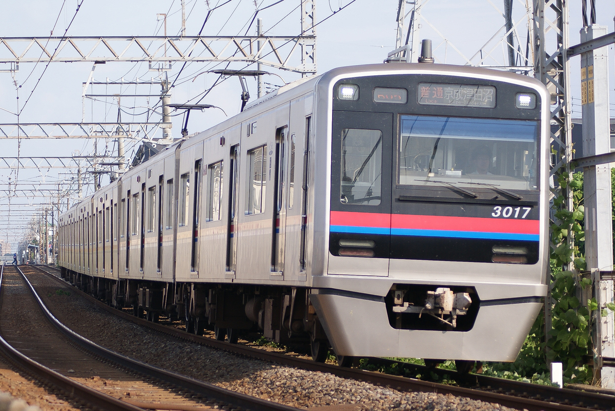京成千葉線撮影記【in夏】。3000形、3500形、元新京成（現松戸線）8800