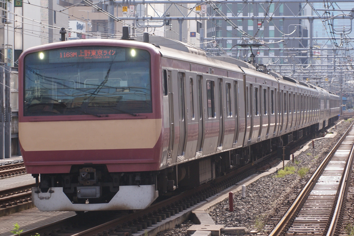常磐線・上野東京ライン】E531系0番台 K423編成「赤電ラッピング
