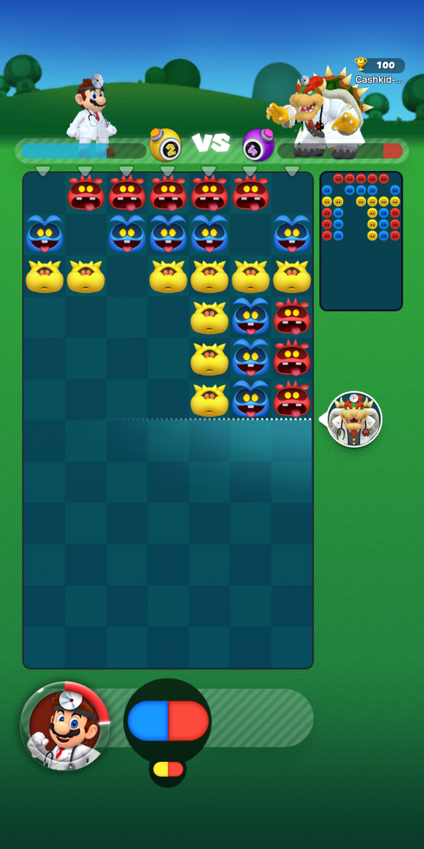 細菌撲滅とは似て非なる進化 ギミックも追加されて１人用でも対戦でも遊べる ドクターマリオワールド ひまつぶし