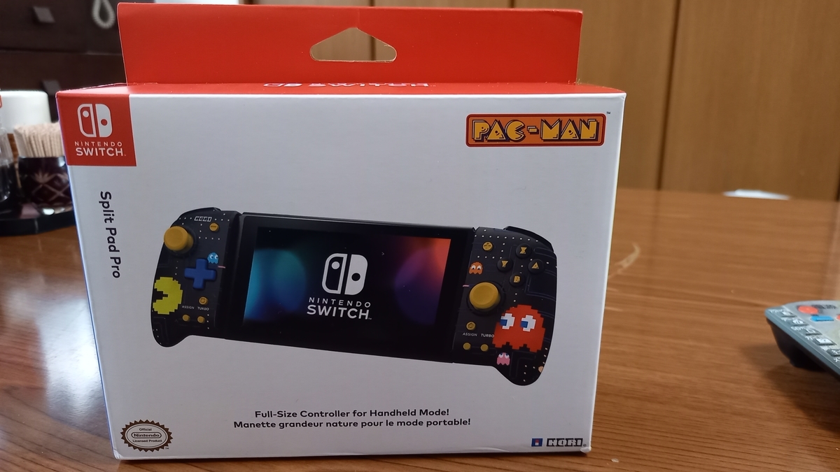 グリップコントローラー PAC-MAN プロコン ホリから、あのグリップコントローラー for Nintendo Switchが