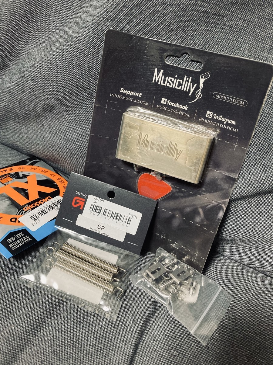 ギター改造計画メモその4：トレモロブロックとトレモロスプリングと