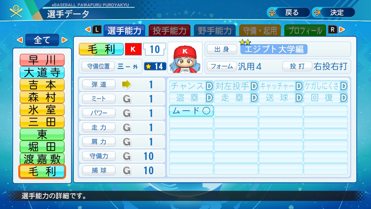 球詠 大正野球娘 パワプロ再現選手製作所