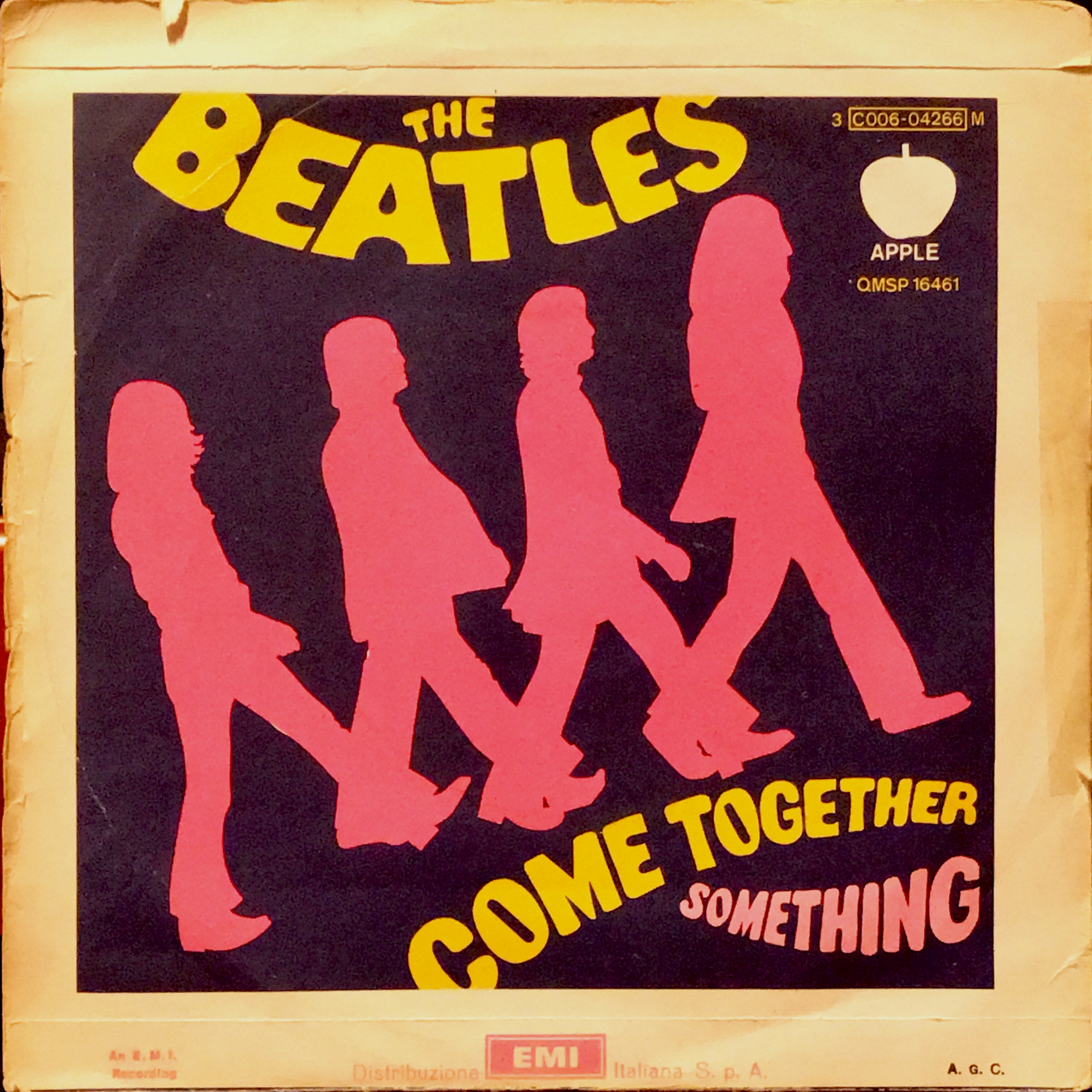 Come Together / Something / The Beatles【オランダ盤(モノラル