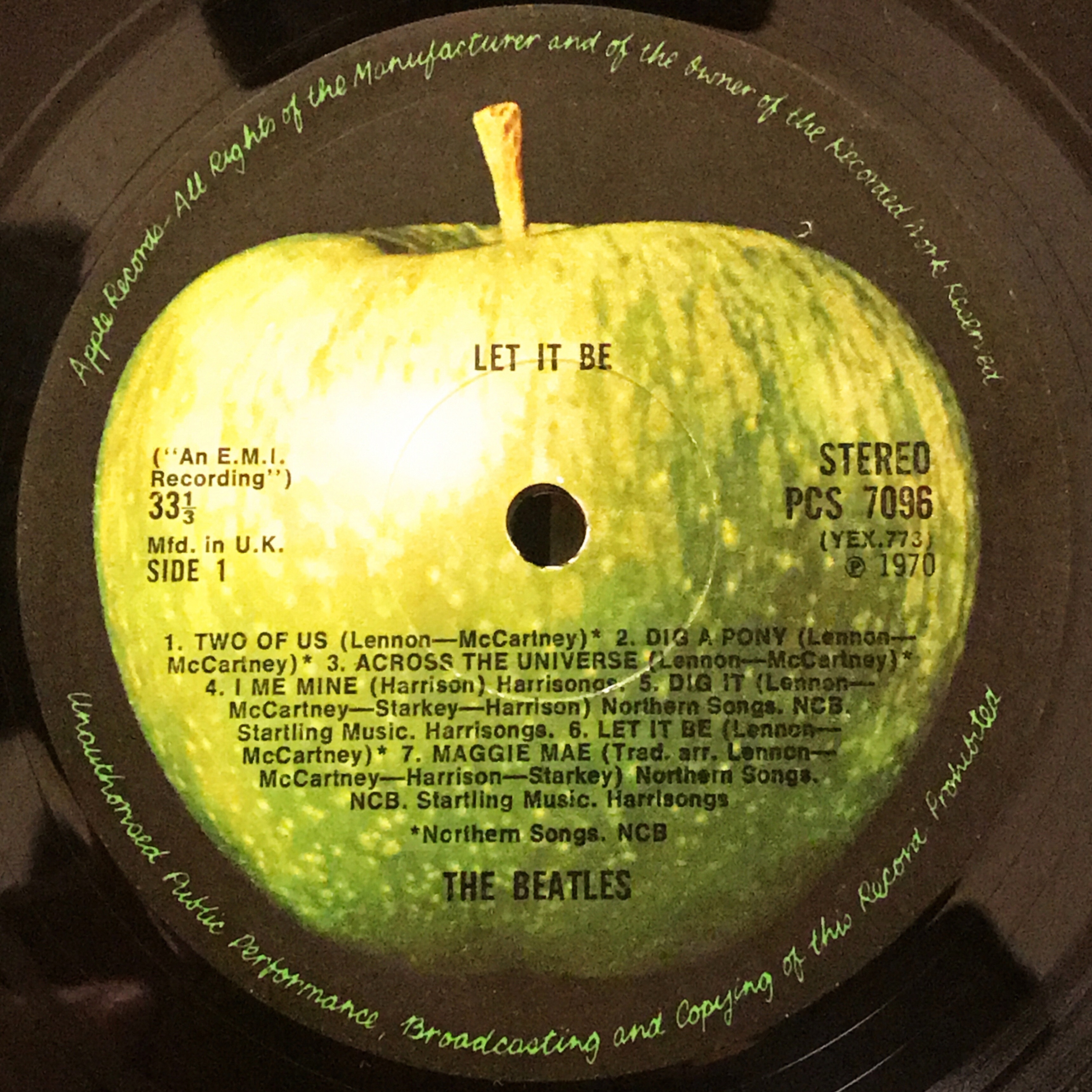 Let It Be / The Beatles【UK盤(2U)】 - レコード評議会
