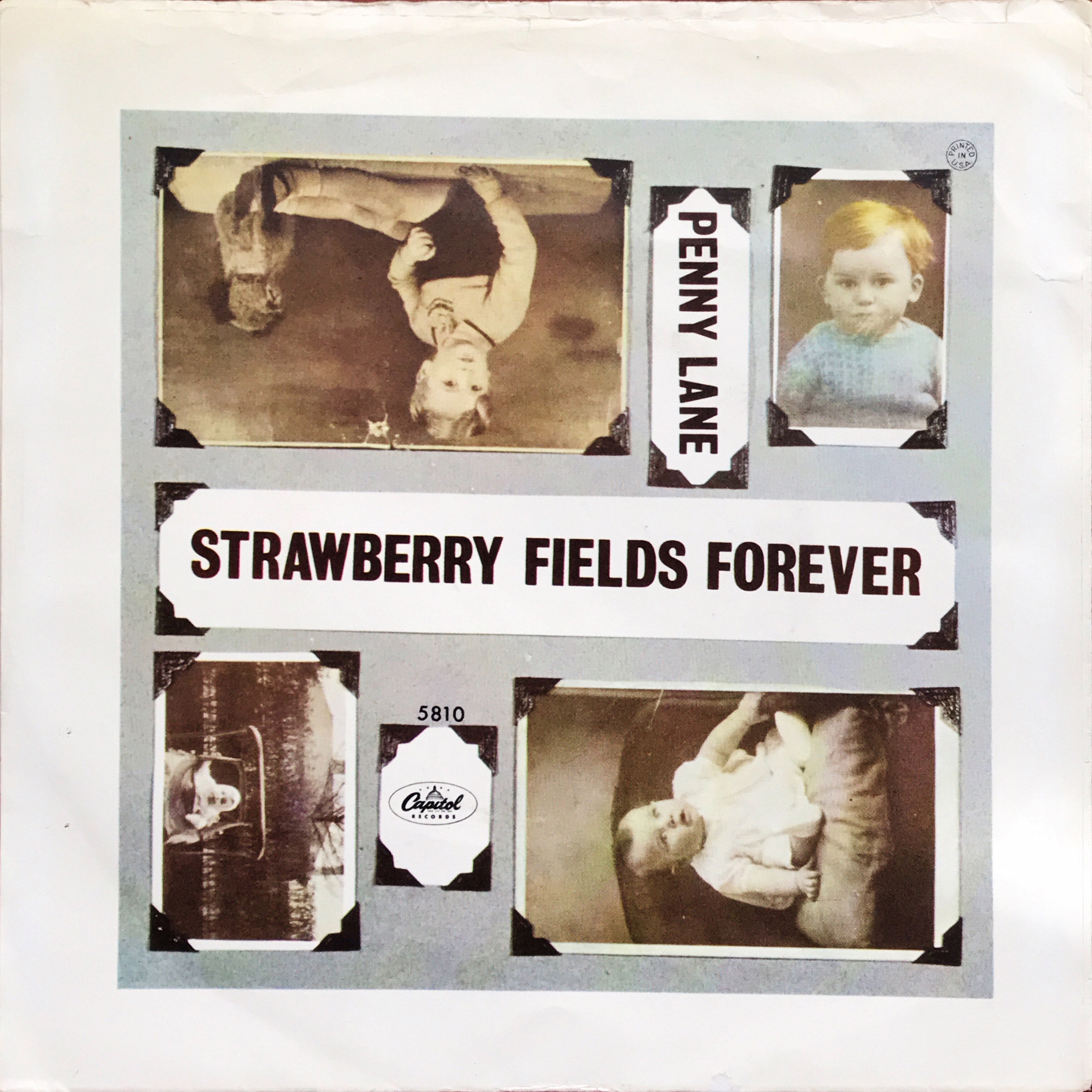 UK盤Strawberry Fields Forever Penny Lane Strawberry Fields Forever / Penny Lane / The Beatles