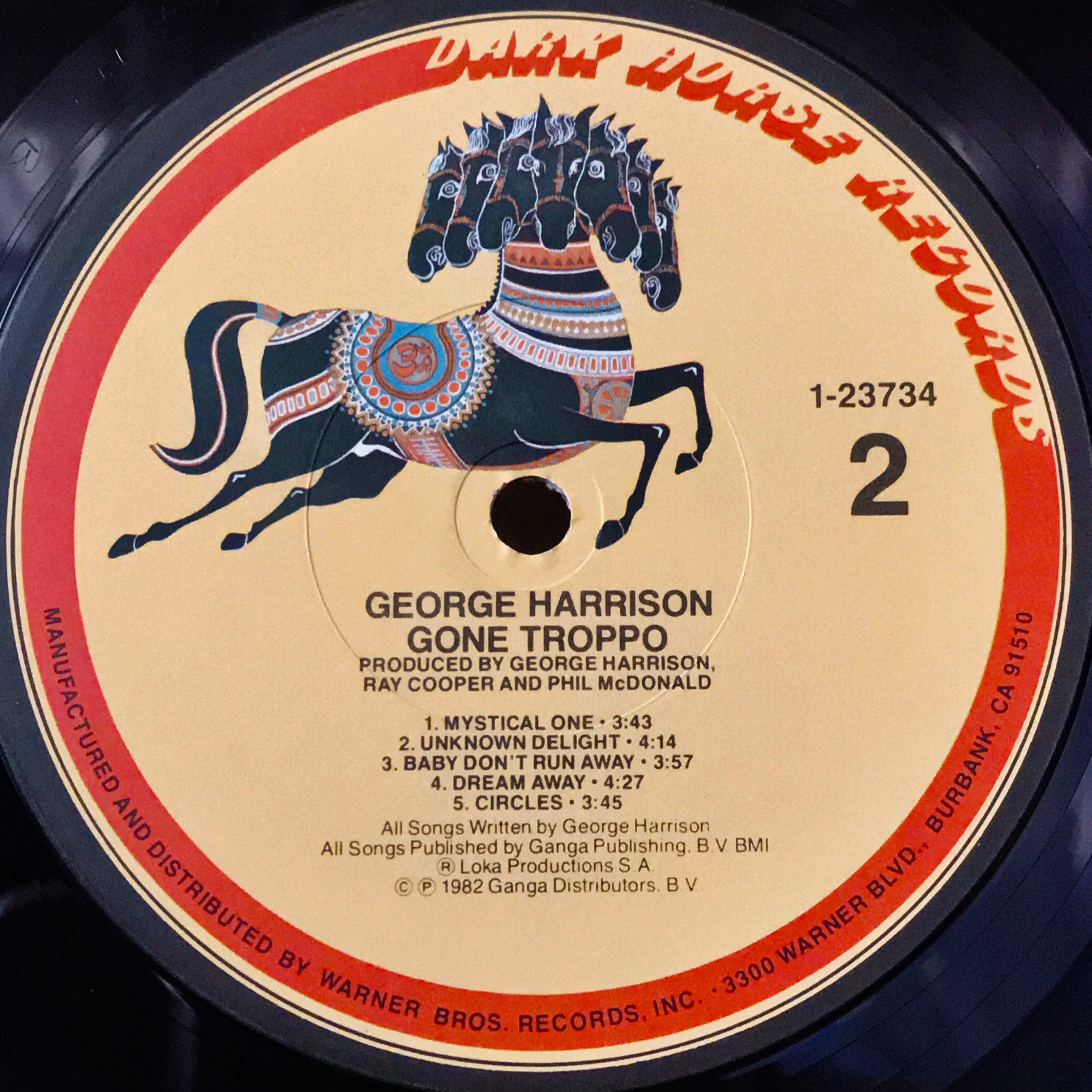 稀少UKオリGone TroppoジョージBeatlesビートルズレコード Gone Troppo / George Harrison【US盤】 - レコード評議会