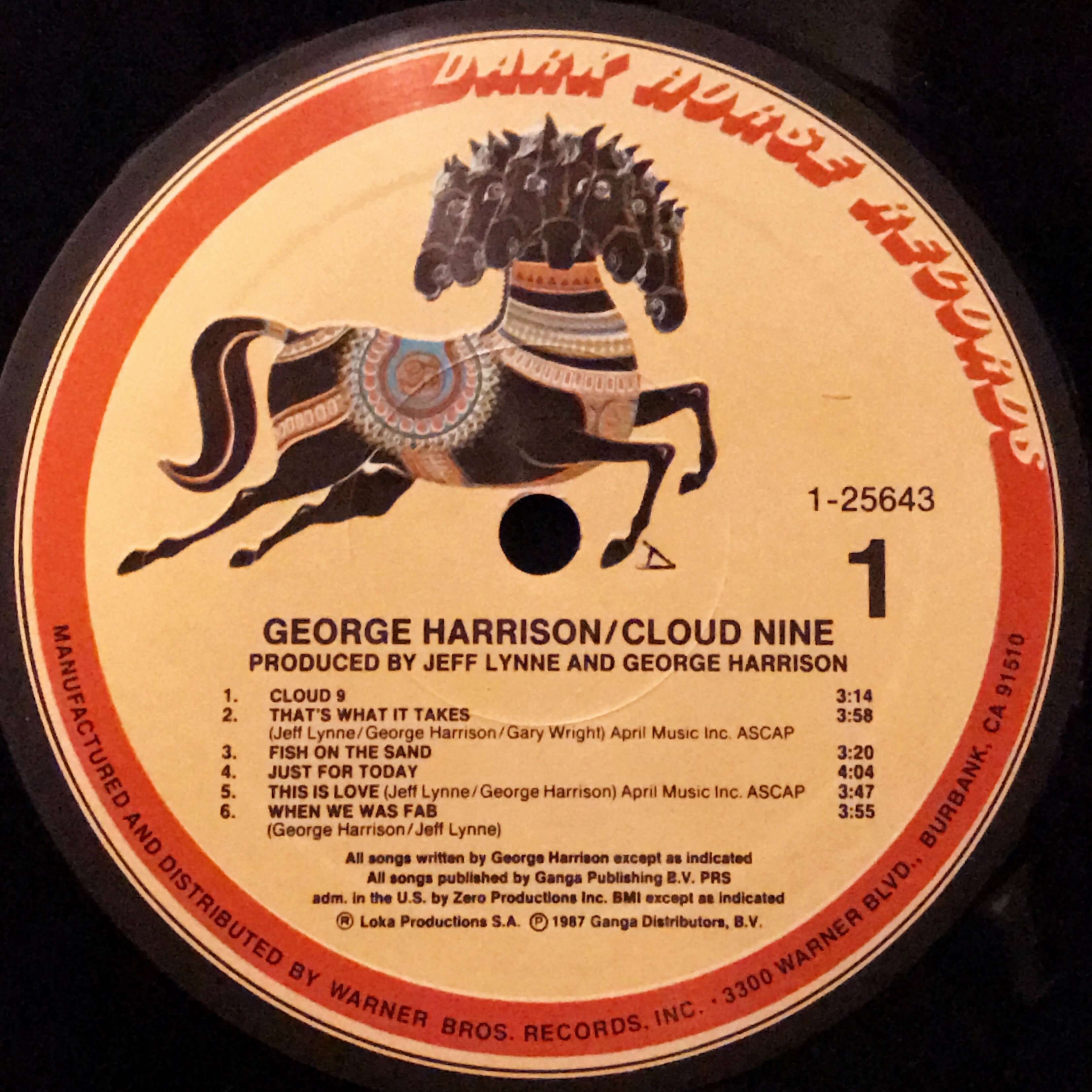 Cloud Nine / George Harrison【US盤】 - レコード評議会