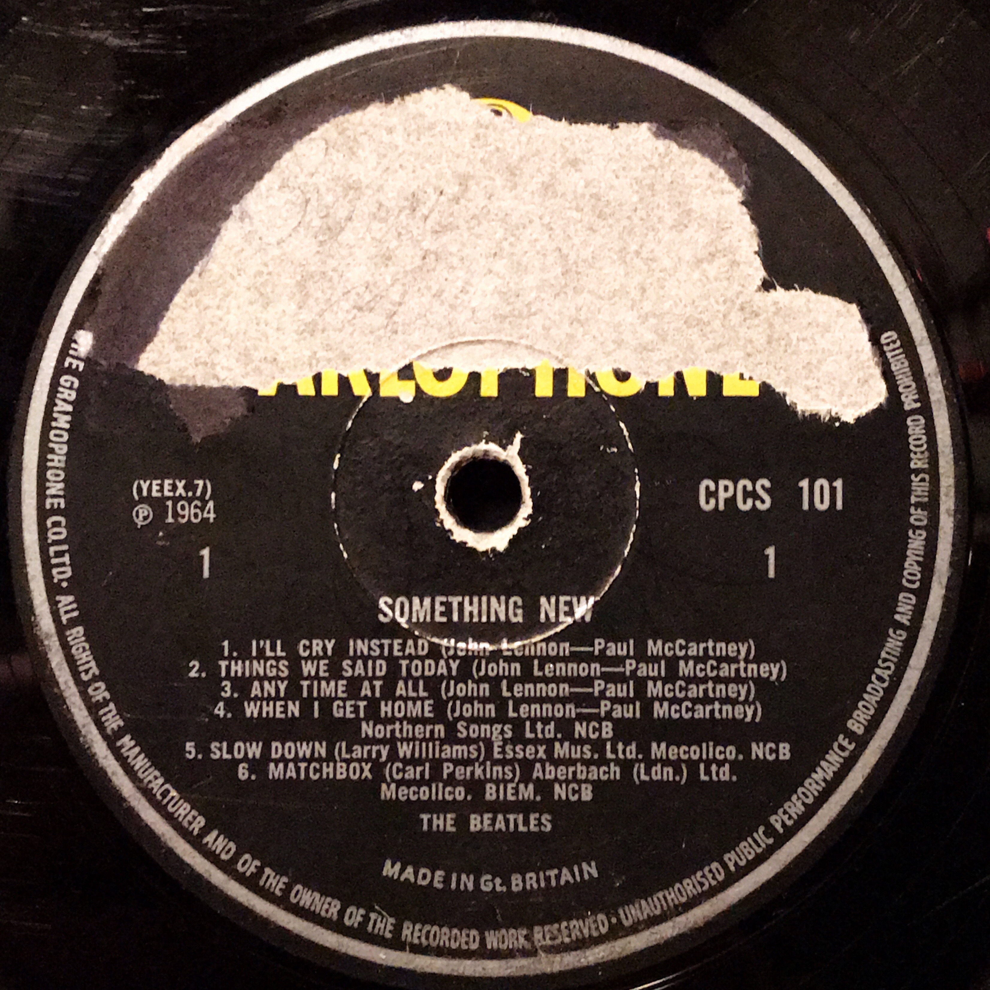 Something New / The Beatles【UK Export 盤(ステレオ)、US盤(ステレオ
