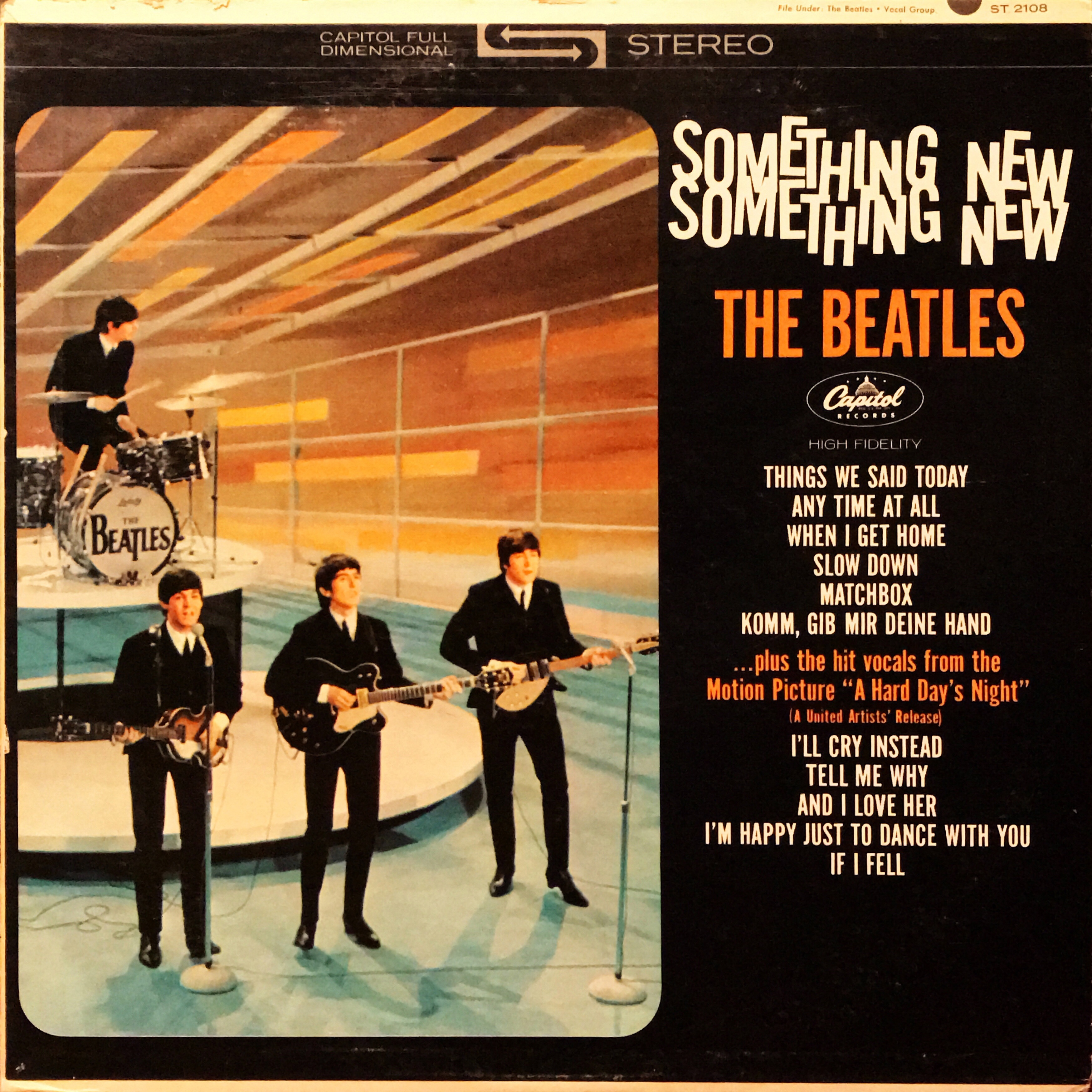 Something New / The Beatles【UK Export 盤(ステレオ)、US盤(ステレオ