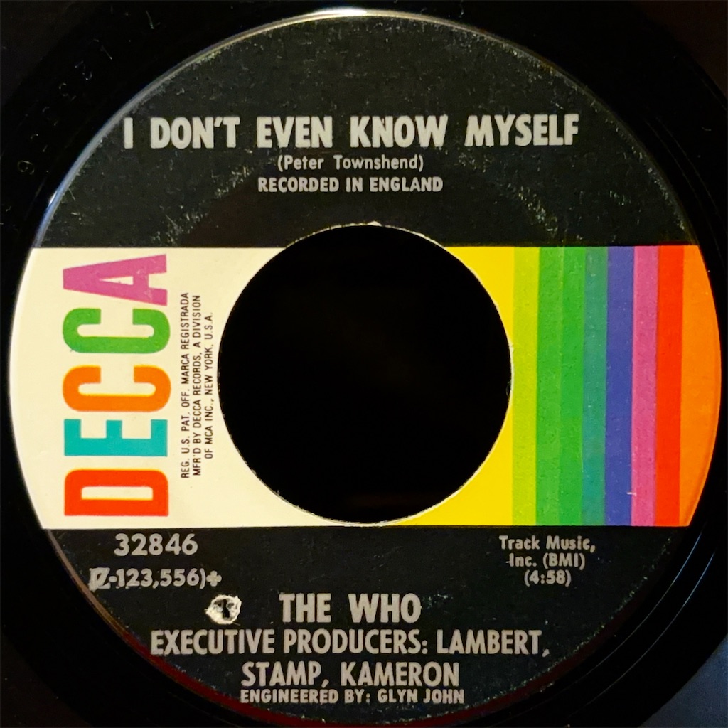 激レア　THE WHO日本盤シングルレコード My Generation (国内盤/180グラム重量盤レコード) : The Who
