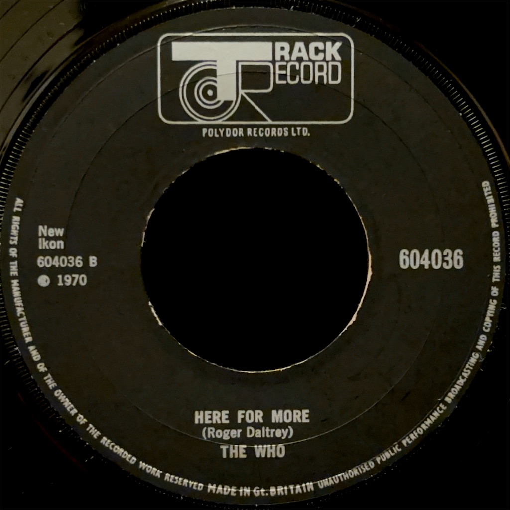 The Seeker / The Who【UK盤】 - レコード評議会