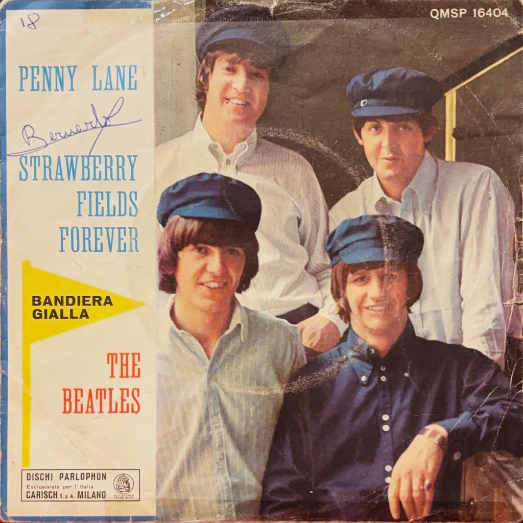 Strawberry Fields Forever / Penny Lane / The Beatles【イタリア盤