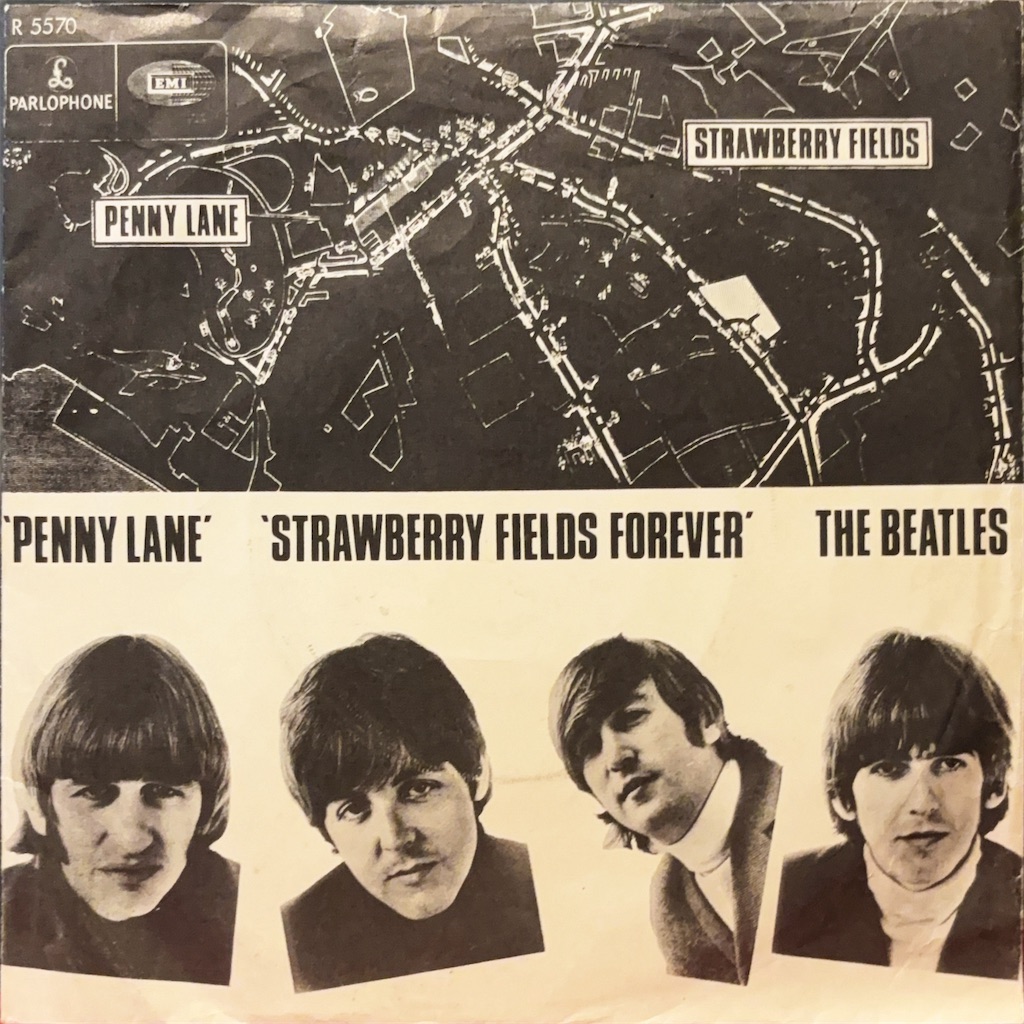 Strawberry Fields Forever / Penny Lane / The Beatles【イタリア盤