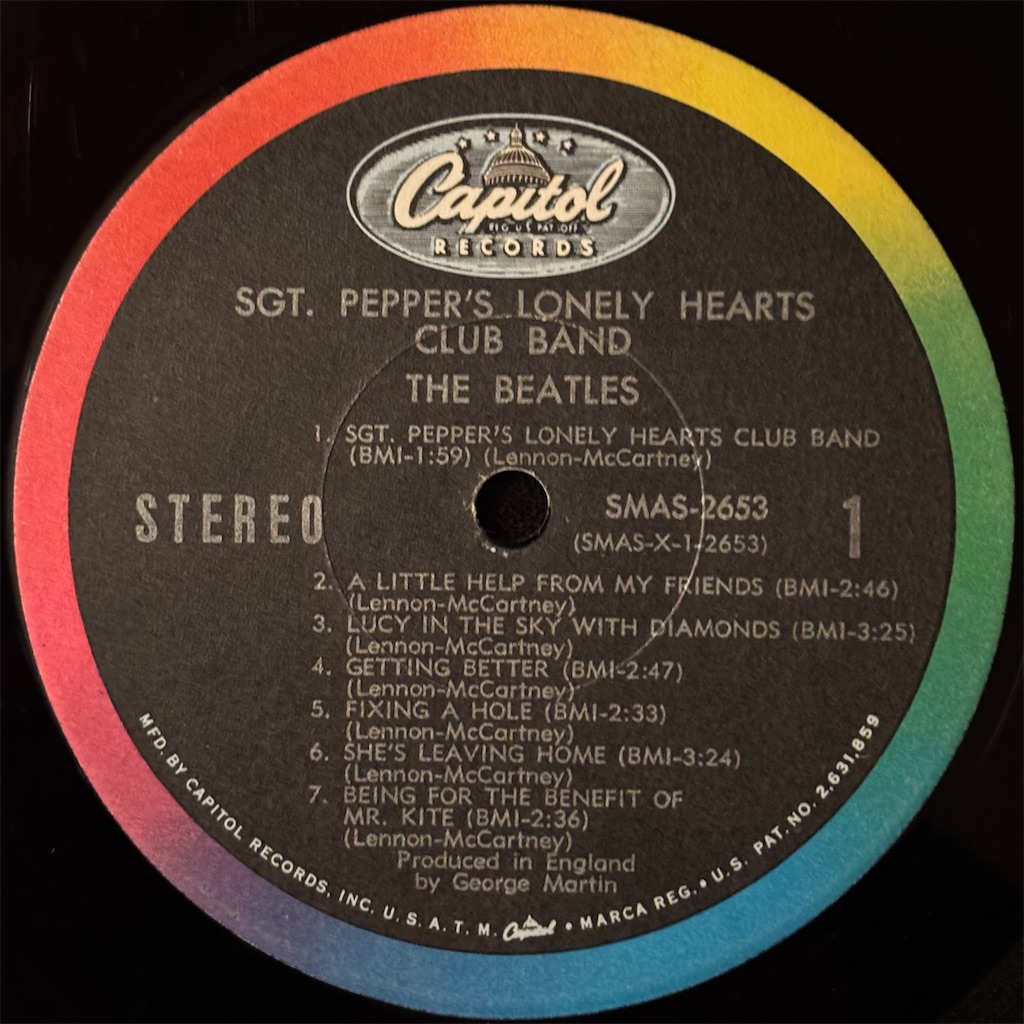 Sgt. Pepper's Lonely Hearts Club Band / The Beatles【US盤(ステレオ