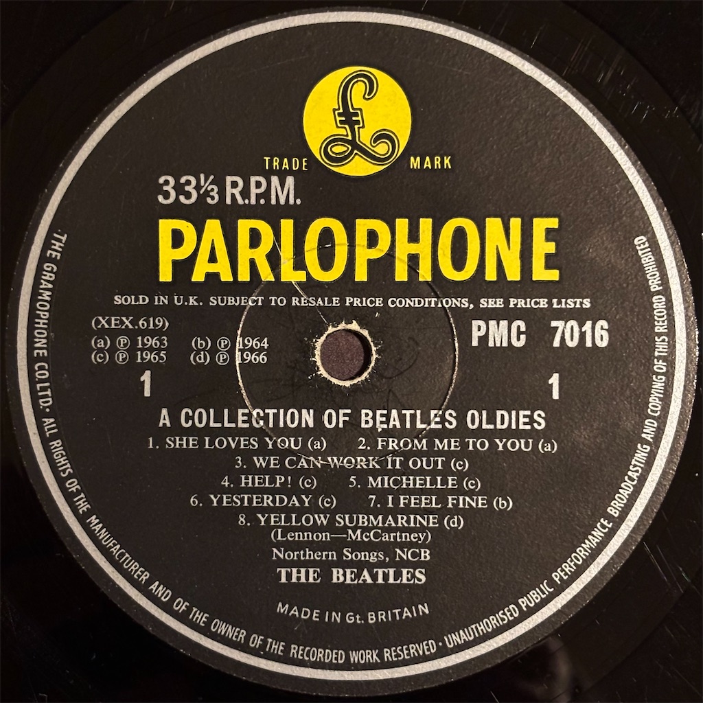 A Collection Of Beatles Oldies / The Beatles【UK盤(モノラル