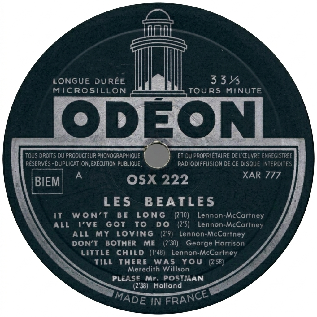 N°1（Please Please Me） / Les Beatles【フランス盤(モノラル