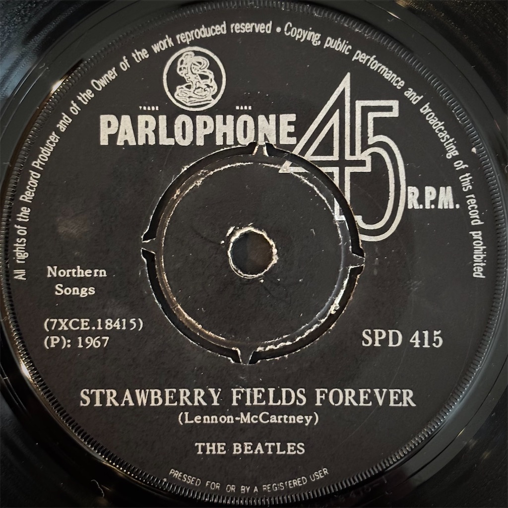 Strawberry Fields Forever / Penny Lane / The Beatles【南アフリカ盤