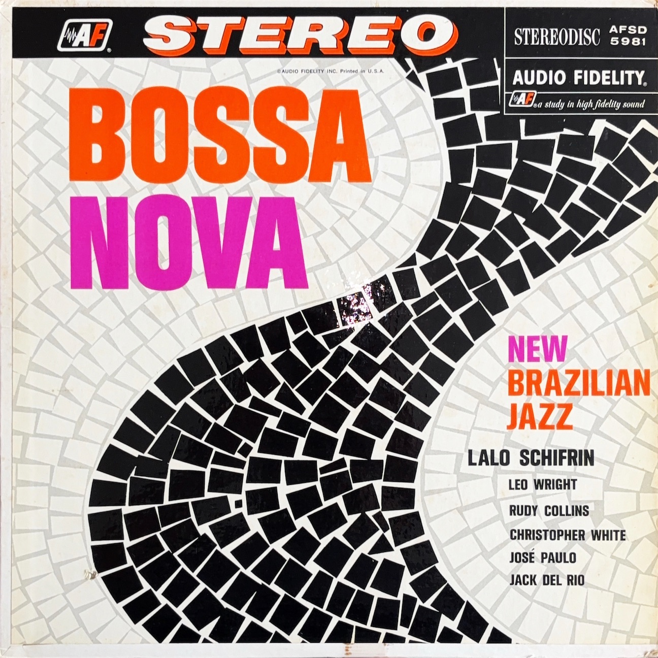Bossa Nova (New Brazilian Jazz) / Lalo Schifrin【US盤(ステレオ