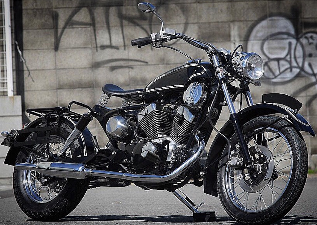 売約済】VIRAGOビラーゴ250 アルミトラッカータンク XV250