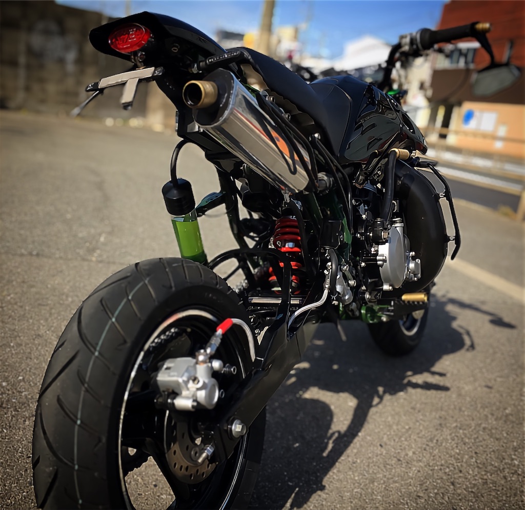 過去に作ったカスタムバイク KSR - CustombikeLIGHT カスタムバイク