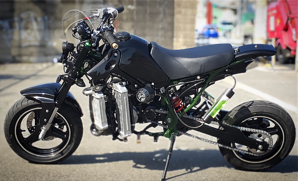 過去に作ったカスタムバイク KSR - CustombikeLIGHT カスタムバイク