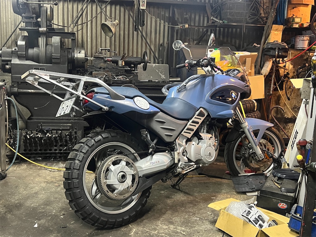 BMW F650CS ツーリング前のカスタムと、インプレッション