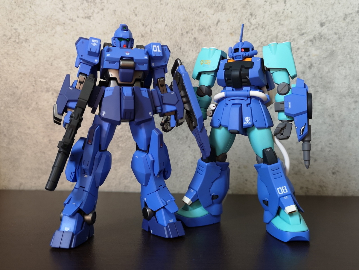 ☆2機セット☆ HG ザクⅢ ＆ HG ザクマリナー HGUC ザク・マリナー完成