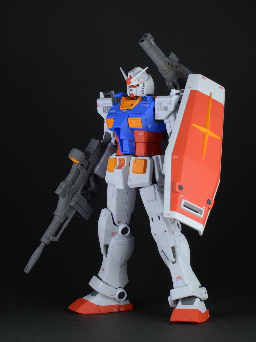 ガンダム ( HG THE ORIGIN ) ガンプラ 完成品 全塗装仕上げ ガンダム ( HG THE ORIGIN ) ガンプラ 完成品 全塗装仕上げ HG 1/144