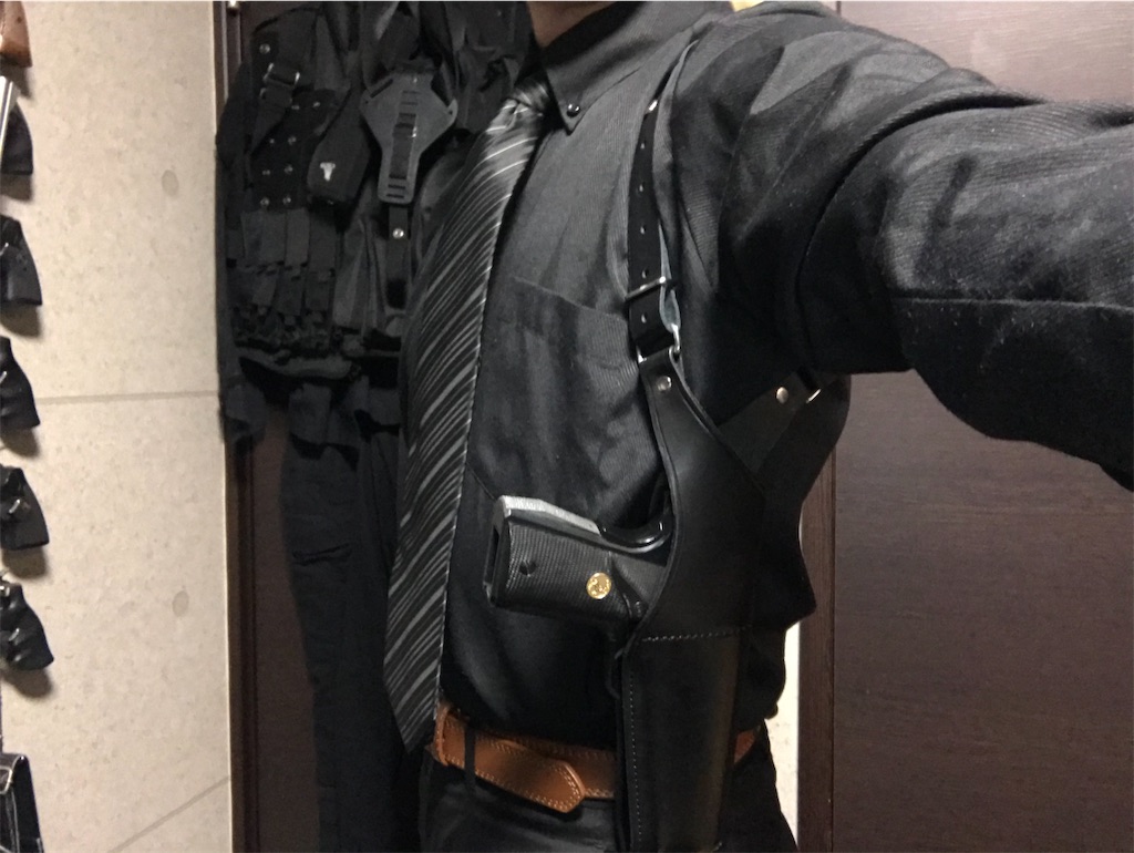 あぶない刑事　リターンズ　タカ使用　SPEED製　ショルダーホルスター あぶない刑事リターンズタカ使用SPEED製ショルダーホルスター