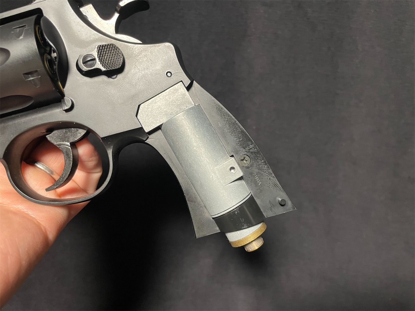 リキのマグナム ガスリボルバーのサービスグリップを作ろう