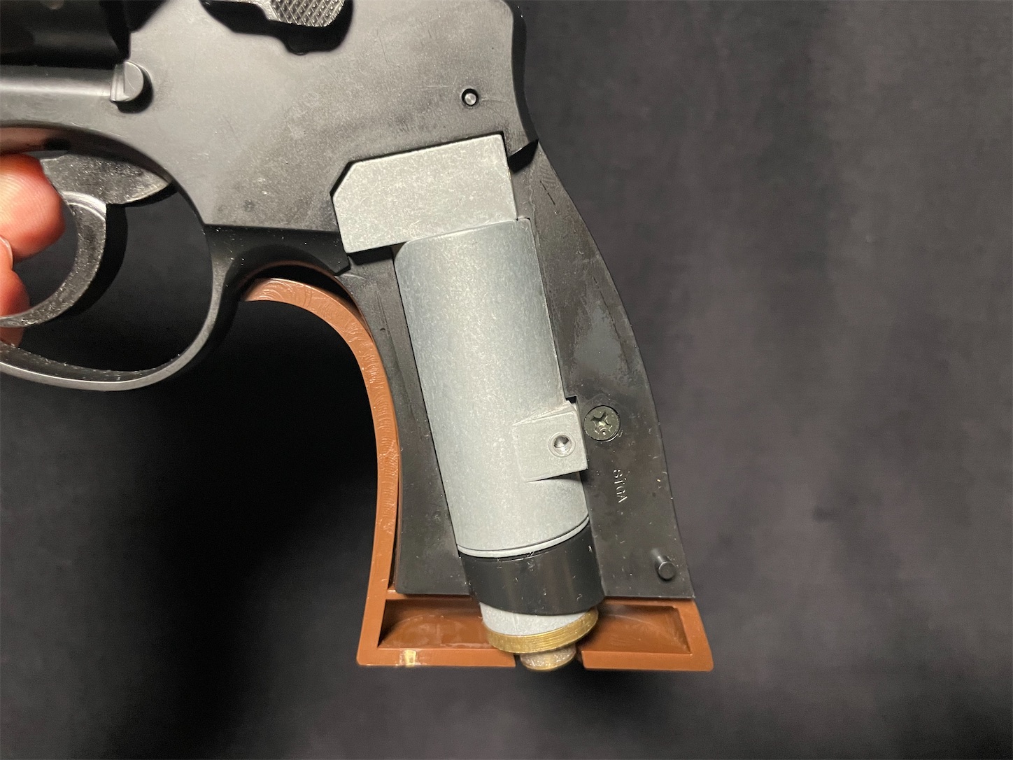 リキのマグナム ガスリボルバーのサービスグリップを作ろう