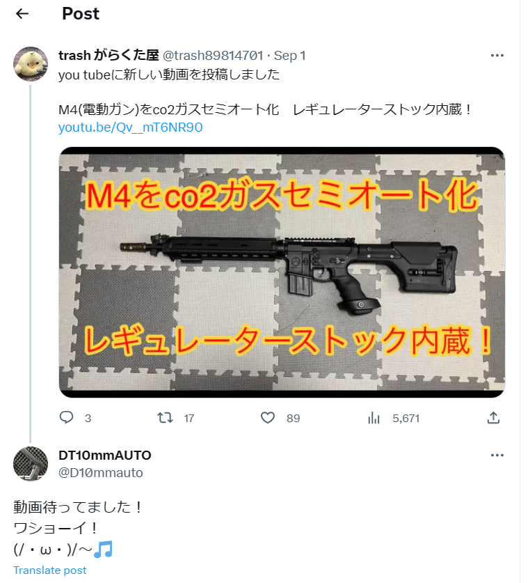 VSR 10 CO2 セミオート めぐっ