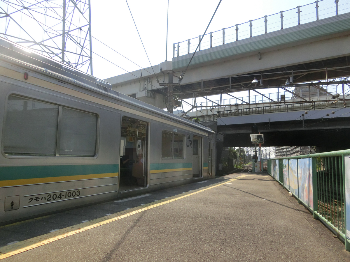 小田栄駅開業前の南武支線205系の細部写真が出てきたので紹介する
