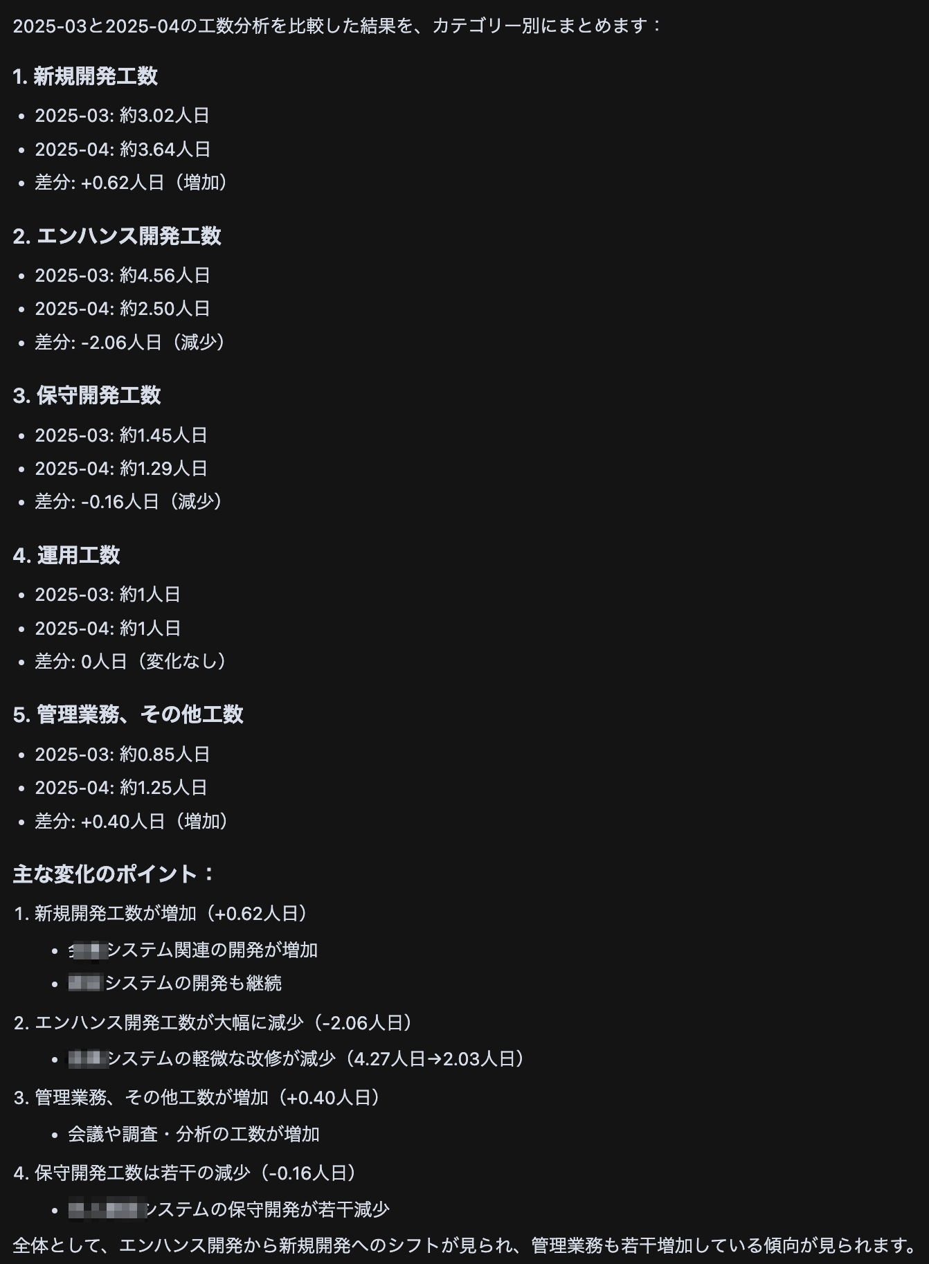 工数分析