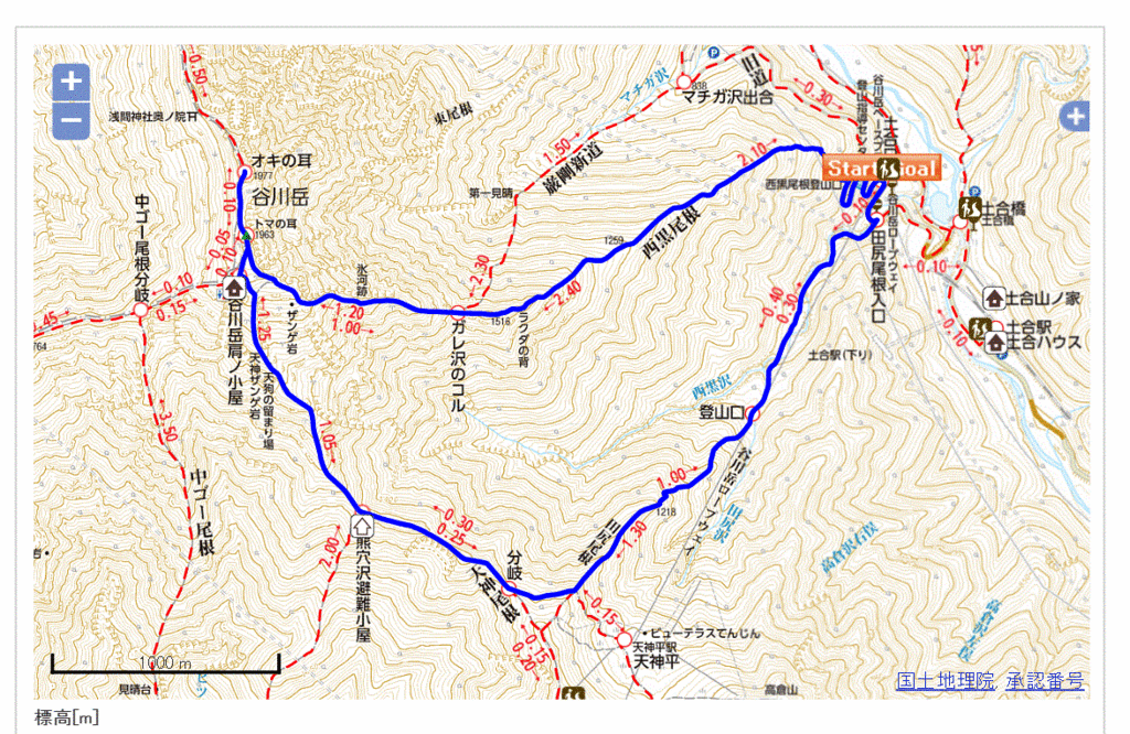 西黒尾根ルートで谷川岳に登ってきた 寝ながら ふむふむ