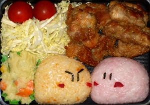 CLANNADエンディング「だんご大家族」のだんごのキャラ弁