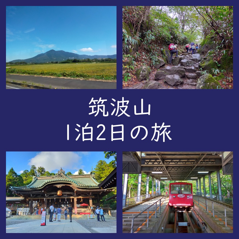 子供と筑波山1泊2日の旅 体験記 車なし モデルコース ブログ よちよちエクスプレス