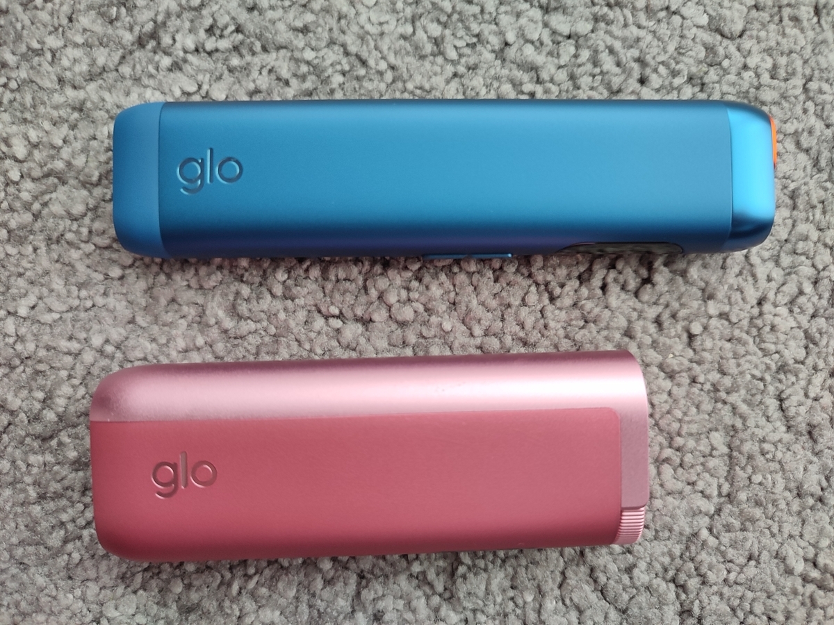 glo Hiloとhyperのサイズ比較