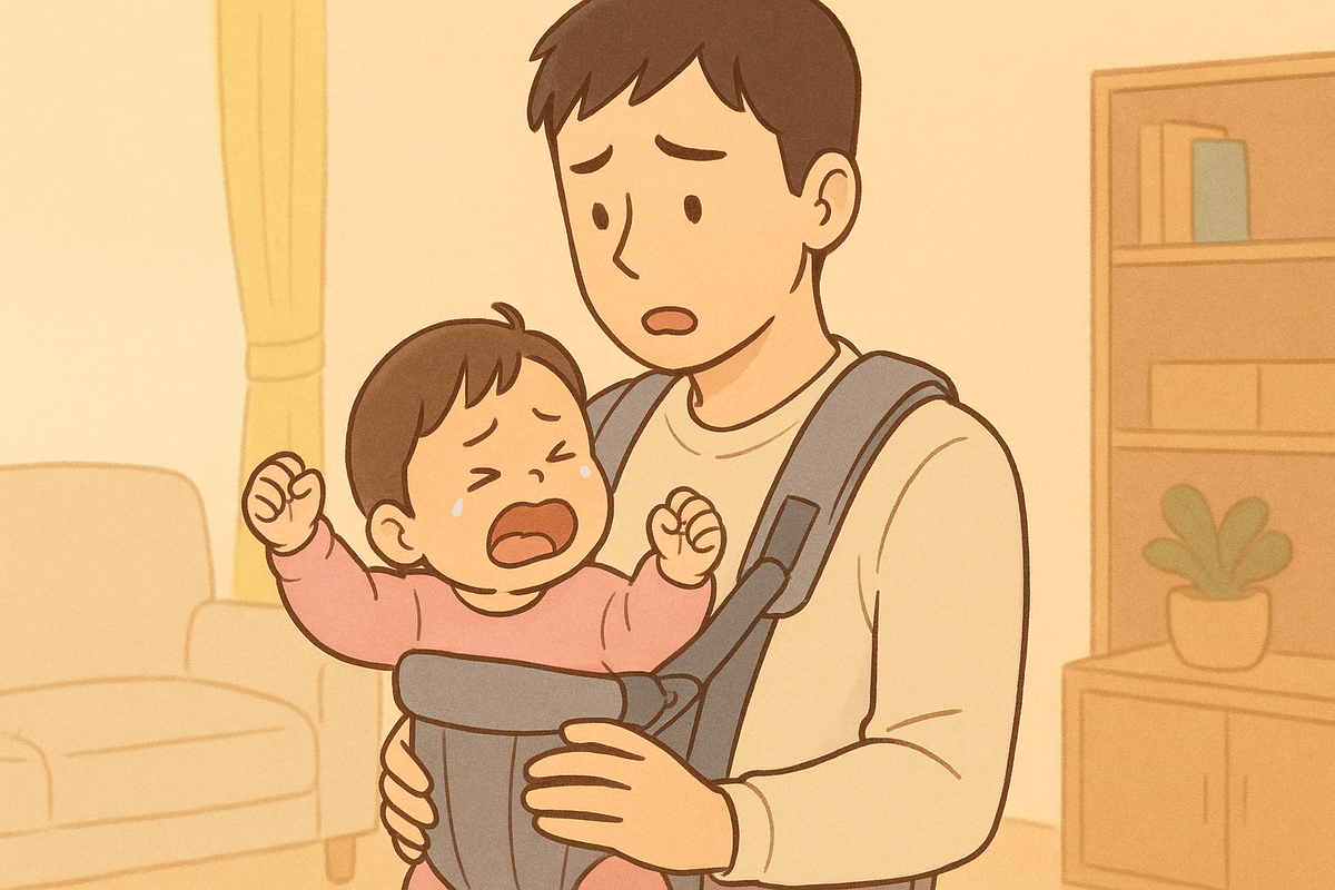 抱っこ紐を嫌がるときの4つの工夫