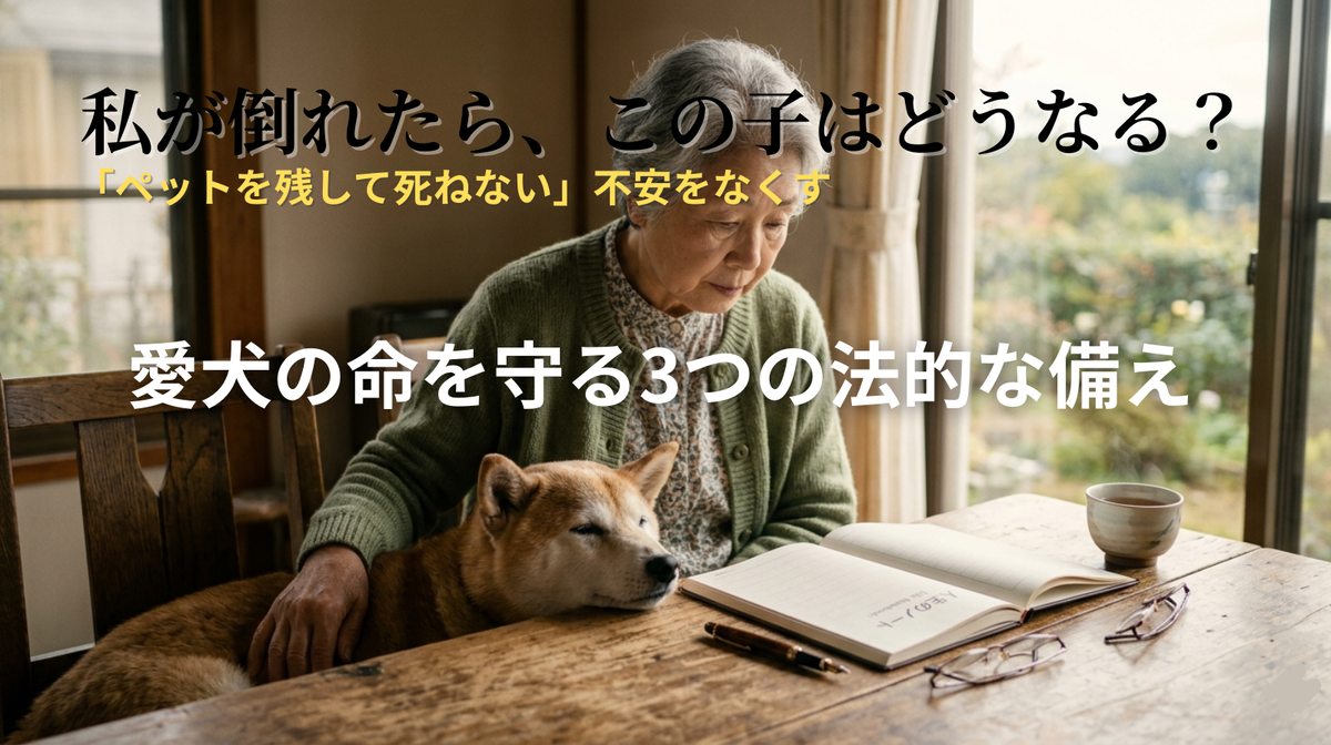 おひとりさまシニアのペット終活