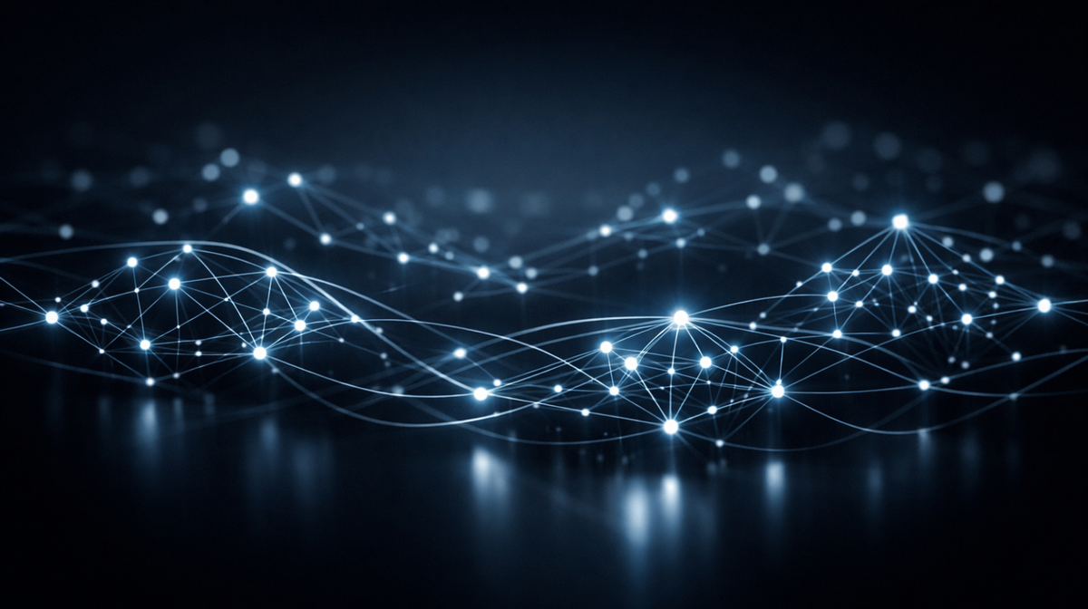 An abstract digital visualization of multiple advanced AI networks interconnecting, symbolizing the integration of top-tier language models. Minimalist and clean corporate tech concept, glowing subtle data pathways and light nodes on a dark clinical background.