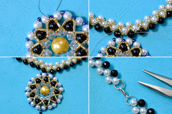 Beebeecraft Tutorials on How to Make a Large Pendant Necklace with ...