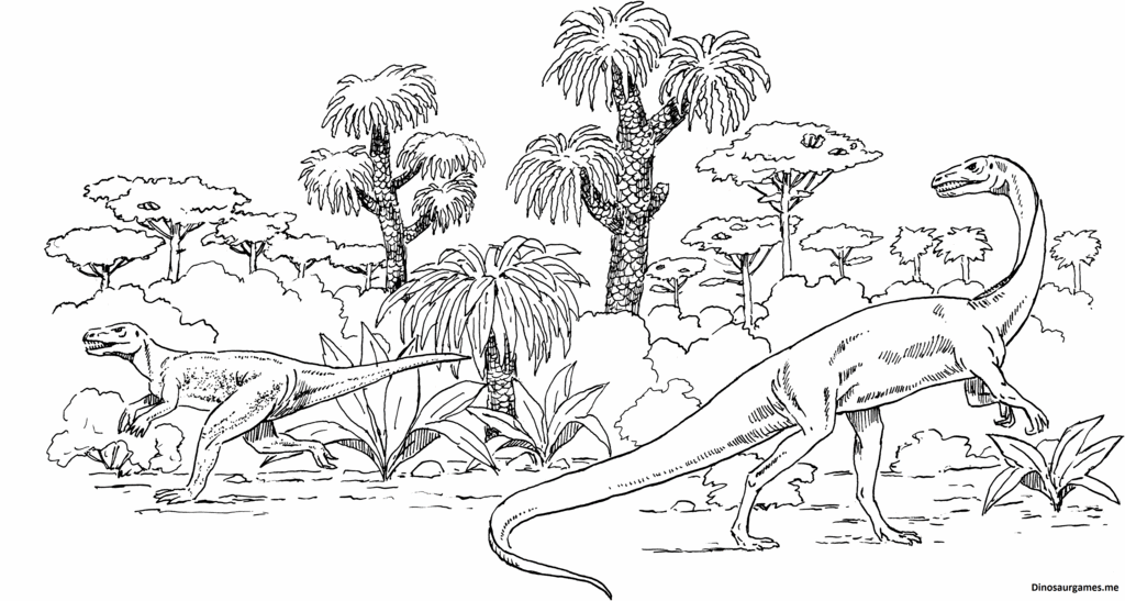 Free Dinosaur Coloring Pages On Summer - Dinosaurgames’s blog