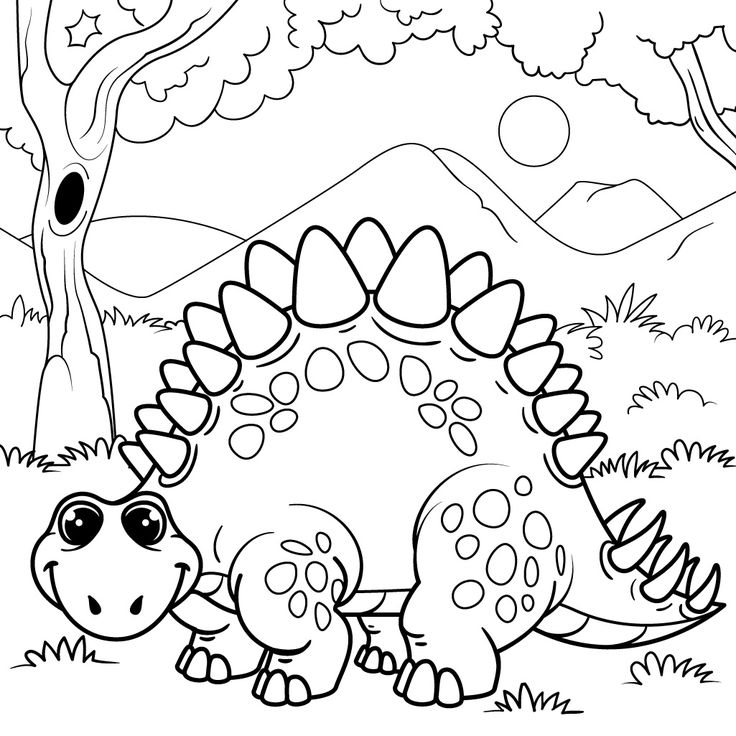 Free Dinosaur Coloring Pages On Summer - Dinosaurgames’s blog