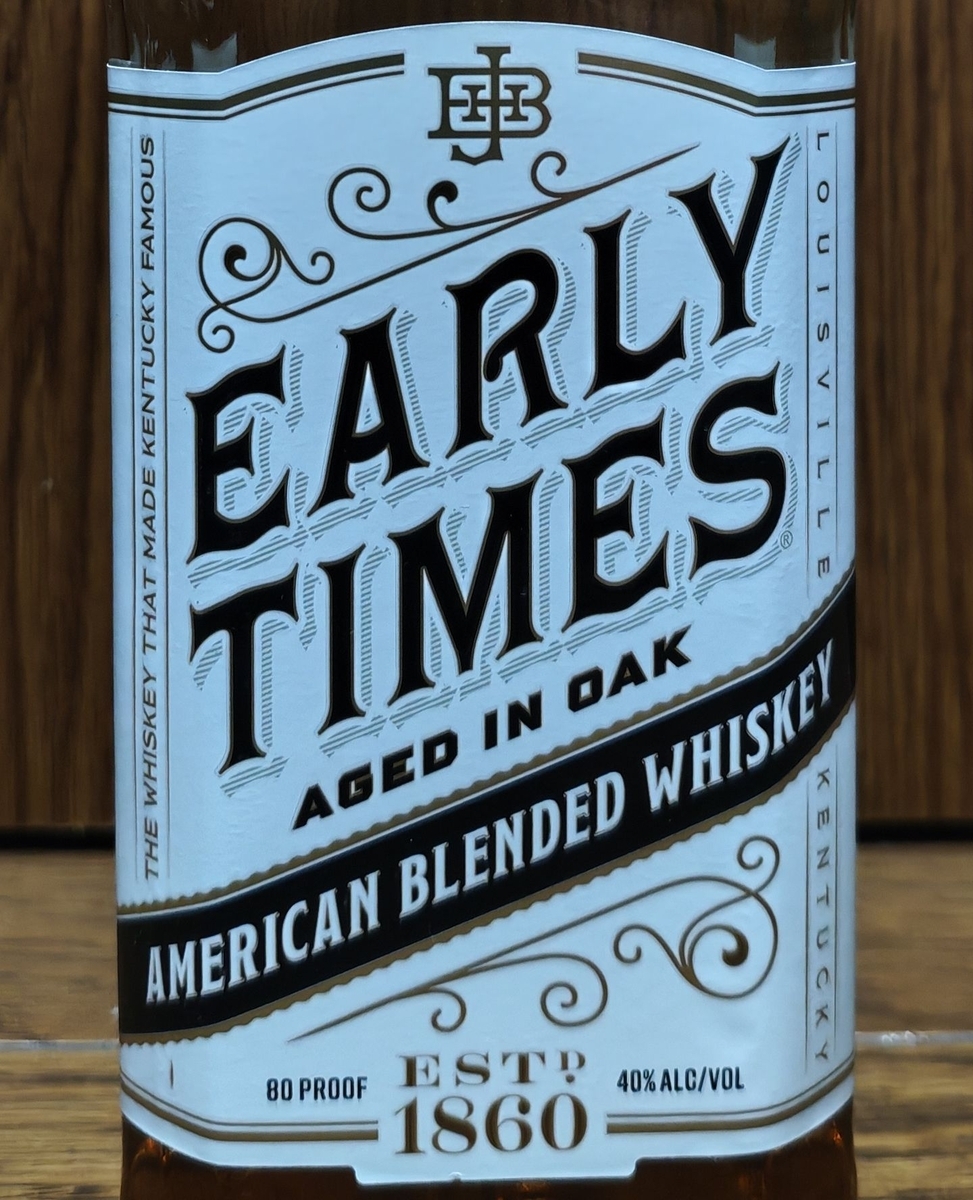EARLY TIMES アーリータイムズ　古酒　旧ラベル アーリータイムズ：EARLY TIMES（古き良き時代）って、カッコいい由来