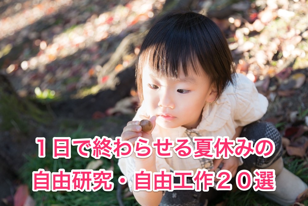 小学生 1日で終わる自由研究 小学生 : 1日で終わる小学生の夏休み ...