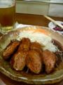 [食べ物]名古屋のみそかつとビール♪