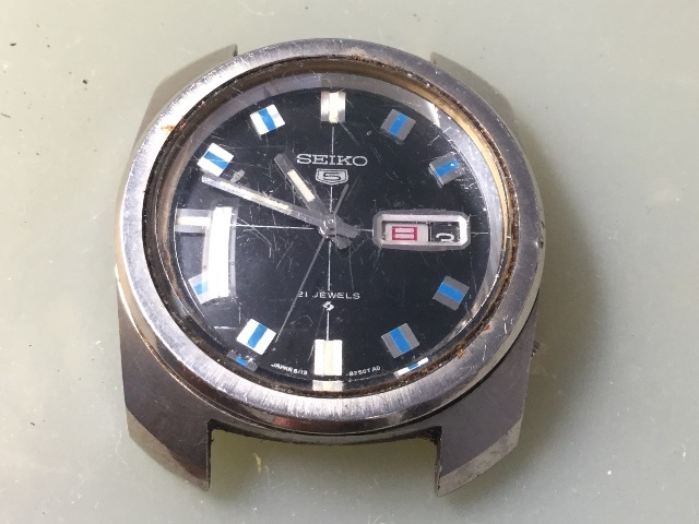 SEIKO 5 6119-8220 cal.6119B（その1：分解編） - 古時計にワニ革着せて