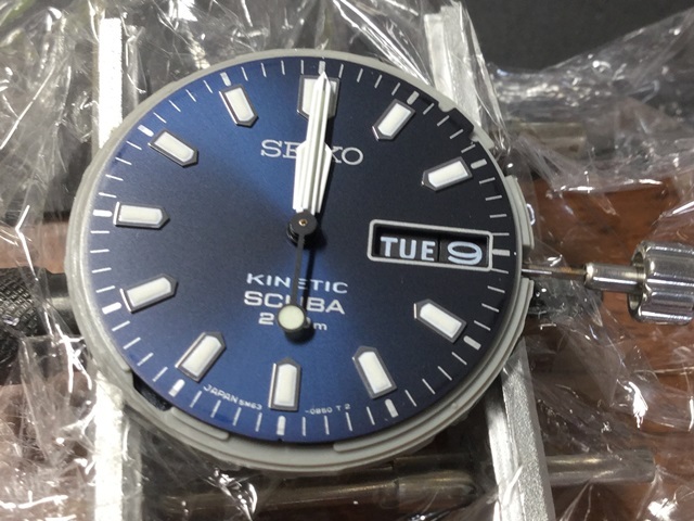 SEIKO KINETIC AIR DIVER'S 200m SCUBA 5M63-0B30（その2；組立編